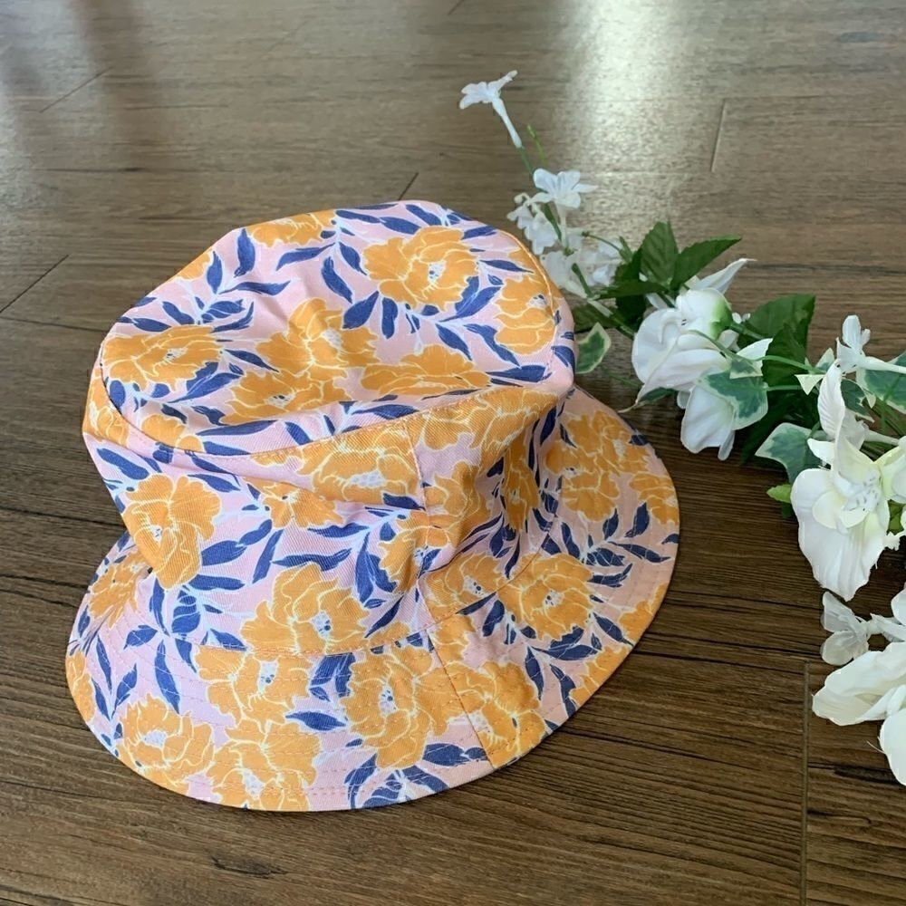 New Summer Flower Printed Bucket Hat